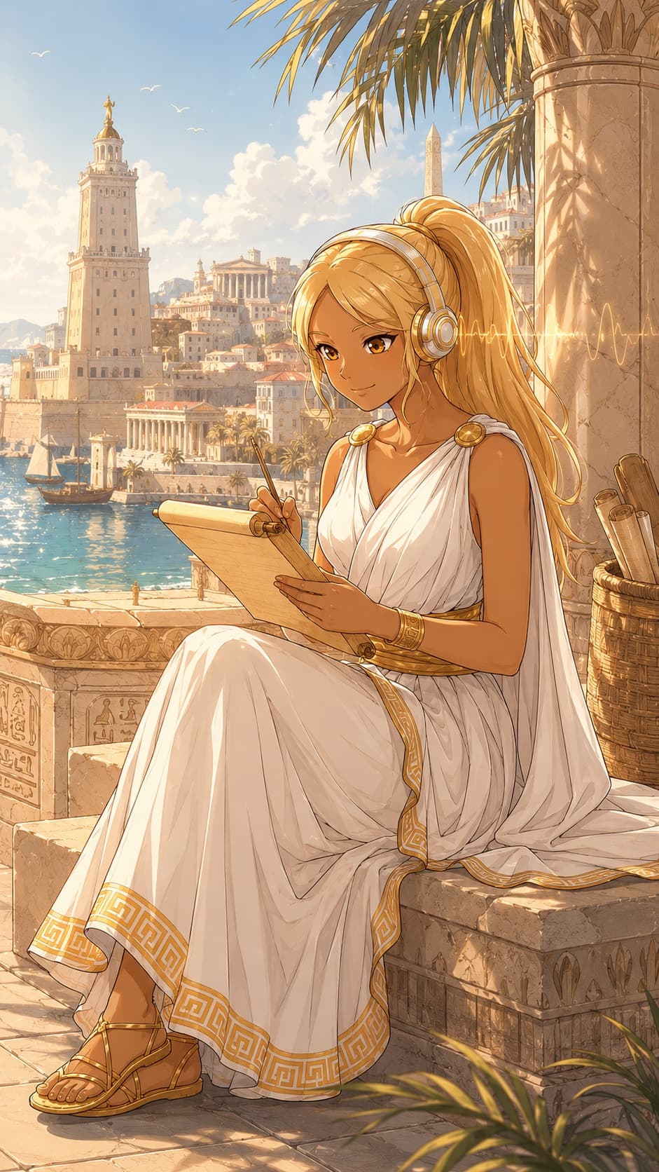 Alexandria AI audio transcription workspace for meeting notes and speaker diarization